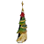 Árvore de Natal Decorativa 40,6cm Metal com Folha de Ouro e Madrepérola - Imagem 2