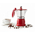 Cafeteira Italiana 300ml Serve 6 Xícaras Alumínio e Acrílico - Imagem 4