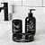 Kit Banheiro 3 Peças para Bancada Porcelana Black Wincy - Imagem 3