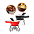 Conjunto para Fondue 8 Peças 700ml Cerâmica Aço Inox - Imagem 2
