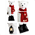 Boneco Urso Natalino Enfeite com Luz Som e Movimento Sensor de Presença 110cm - Imagem 2