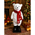 Boneco Urso Natalino Enfeite com Luz Som e Movimento Sensor de Presença 110cm - Imagem 3