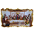 Placa Religiosa Santa Ceia 68,5 x 40,5 x 11cm Feito em Resina. - Imagem 1