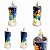 Jogo Com 2 Velas Eletrônicas 18cm Com Led Estampas Natalinas Acrílico - Imagem 9