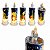 Jogo Com 2 Velas Eletrônicas 18cm Com Led Estampas Natalinas Acrílico - Imagem 5