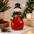 Boneco Natalino de Cerâmica com Luz Led Branco Quente 14,7cm - Imagem 5
