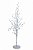 Árvore de Metal Prata com Cristais 55cm Natal uso Permanentes. - Imagem 1
