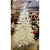 Árvore de Natal Pinheiro Branco Nevado 2,10m com 591 Galhos e 400 Leds Branco Quente Luz Fixa - Imagem 3