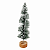 Árvore de Natal Topiaria Nevada com Leds Coloridas 32cm - Imagem 2