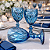 Conjunto 6 Taças 330ml Acrílico Diamond - Azul - Imagem 2