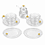 Jogo Para Chá Little Bee 8 Peças Cristal Serve 2 Pessoas - Imagem 1