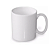 Jogo com 6 Canecas de Porcelana Branca 300ml - Imagem 1
