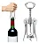 Saca Rolhas Manual Liga de Zinco e Inox 3,5x6x6,5cm - Imagem 3