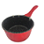 Panela Antiaderente Marble 1,4L Vermelha Com Tampa de Vidro - Imagem 3