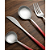 Faqueiro 24 Peças Slim Aço Inox Bicolor Vermelho Gradiente - Imagem 3