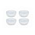 Jogo 8 Peças Pratos e Bowls de Porcelana 350ml Para Caldos e Entradas - Imagem 2