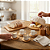 Conjunto Para Servir Café Lanche 16 Peças Pocerlana Bambu e Acrílico - Imagem 3