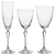 Jogo com 18 Taças para Água Vinho e Champanhe Cristal Linha Elizabeth Bohemia - Imagem 1