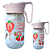 Jarra de Vidro 1L Para Sucos Com Espremedor de Frutas e Tampa Estampas - Imagem 9