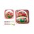 Kit 4 Peças Com Pratos e Talheres Para Alimentação Infantil Fibra de Bambu - Imagem 2