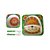 Kit 4 Peças Com Pratos e Talheres Para Alimentação Infantil Fibra de Bambu - Imagem 8