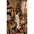 Boneco de Natal Elfo Menina Sentada Pernas Moles Rosa e Verde 35cm - Imagem 3