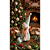Boneco de Natal Elfo Menina Sentada Rosa e Verde 40cm - Imagem 3