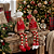 Bonecos de Natal Gingerbread Sentados Kit com 2 Peças Menino e Menina Pernas Moles 50cm - Imagem 2
