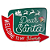 Placa de Metal Natalina de Pendurar Dear Santa Welcome To My Home 47x34cm - Imagem 1