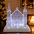Presépio de Natal Igreja Acrílico Transparente Música e Luz Led 27cm - Imagem 5