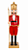 Boneco Soldado Quebra Nozes Enfeite Natalino de Madeira 82cm - Imagem 1