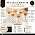 Jogo Com 6 Taças Para Licor 60ml Diamond Fio Ouro Lyor - Imagem 4