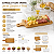 Bandeja Com Tampa 27cm Para Queijos Frios Madeira MDF e Acrílico - Imagem 3
