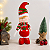 Boneco Elfo em Pé Decoração Natalina Vermelho e Verde 45cm - Imagem 2