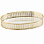 Bandeja Oval Metal Dourado com Base Espelhada 32x17x5cm - Imagem 2