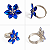 Jogo com 4 Porta Guardanapos Argola Flor Holanda 5cm - Imagem 5