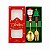 Jogo 2 Talheres Natalinos 16cm Papai Noel e Árvore Aço Inox Dourado Silicone - Imagem 2