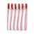 Tela Decorativa Polipropileno Listrado Vermelho e Branco 26cmx5m - Imagem 1