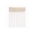 Tela Decorativa Branco Com Fio Dourado 26cmx5m Natal ou Evento - Imagem 1