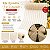 Tela Decorativa Branco Com Fio Dourado 26cmx5m Natal ou Evento - Imagem 4