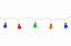 Leds Decorativas Mini Lâmpadas com Bolinhas Coloridas 20 Leds 165cm - Imagem 2