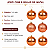 Jogo com 6 Bolas de Natal 7cm Rose Gold Com Arabescos Dourados - Imagem 2