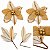 Jogo Com 2 Picks Bico de Papagaio 48cm Dourado Com Lantejoulas Enfeite Natalino - Imagem 2