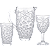 Jogo de Taças Copos e Jarra Cristal Daisy 13 Peças Wolff - Imagem 2