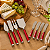 Kit com Espátulas para Patês e Facas para Queijos 8 Peças em Aço Inox com Cabo Plástico - Imagem 5
