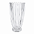 Vaso Decorativo de Cristal Transparente Geneva 11x11x22cm Wolff - Imagem 1