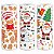 Kit Com 3 Rolos de Papel Toalha Com Estampa Natalina 8,05mx23cm Folha Tripla - Imagem 1