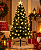 Árvore de Natal 120cm Leds Bolinhas Luz Branco Quente Sequencial Bivolt - Imagem 3