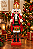 Boneco Quebra Nozes com Tambor Decoração de Natal 60cm - Imagem 4