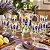 Jogo Com Jarra 1,3L e 6 Taças 240ml Lavanda Hand Painting Cristal - Imagem 4